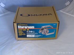 Ultra Hardware 749694442573 Inch New Commercial Storeroom Keyed Lever Lock Door 44257