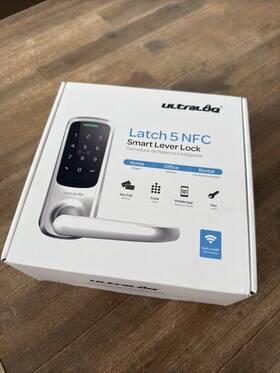 5-n-nk Ultraloq Latch 5 Smart Door Lock With Built-in Wifi And Nfc