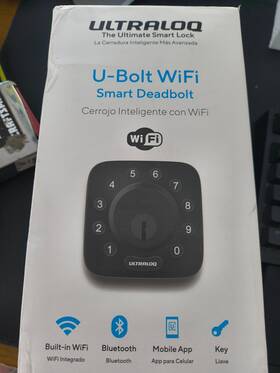 Ultraloq 850021446222 U-bolt Wifi Smart Lock With Door Sensor 5-in-1 Keyless Entry
