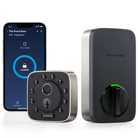 Ultraloq 850045725167 Bolt Fingerprint Smart Lock - Works With Apple Homekit Built-in Wi