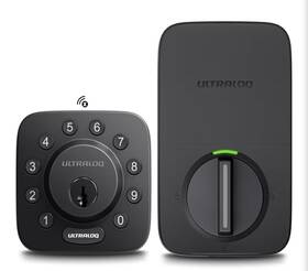 Ultraloq 850045725648 Bolt Smart Z-wave Deadbolt 800 Series Smartthings Home Assistant Black