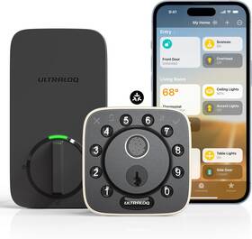 Ultraloq 850061507082 Ansi Grade 1 Bolt Fingerprint Matter Smart Lock With Door Sensor