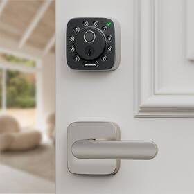 Ultraloq 850061507624 Built-in Wifi Bolt Fingerprint Smart Lock Handle Set Ansi Grade 1