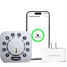 Ultraloq 850770008337 U-bolt Smart 5-in-1 Keyless Entry Door Lock App And Keypad Bluetooth Wifi