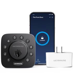 Ultraloq 850770008658 Smart Door Lock - U-bolt With Wifi Bridge Front