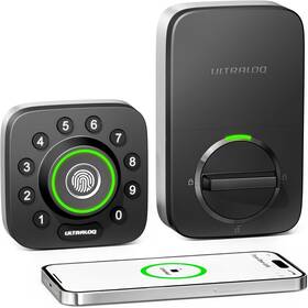 B07wcw8m72  Ultraloq Smart Lock U Bolt Pro 7 In 1 Fingerprint Keyless Entry Door With App Contro