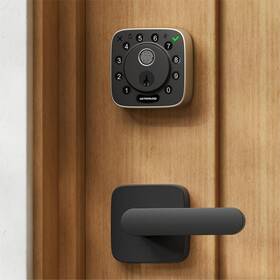 F-nk-uh01-bk-us Ultraloq Bolt Fingerprint Smart Lock With Handle Work Apple Home Built-in Wifi