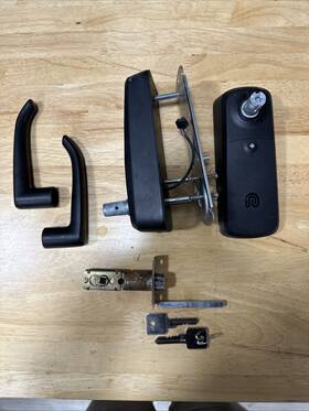 Latch-5-f-bk Ultraloq Latch 5 Smart Door Lock - Built-in Wifi Fingerprint For Parts