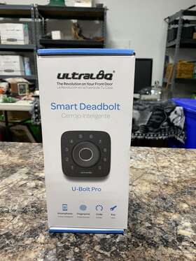 Ultraloq Uboltproub01 U-bolt Pro Bluetooth Enabled Fingerprint And Keypad Smart Deadbolt Bridge Wifi