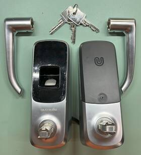 Ul3bt-sn Ultraloq Ul3 Bt Smart Lock Satin Nickel Electronic Keypad Fingerprint 3 Keys