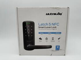 Uul-latch5-n-bk Ultraloq Latch 5 Smart Lock - Built-in Wifi Fingerprint Door Black