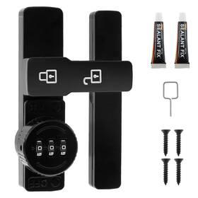 Unbranded 980595836515 Luminous Barn Door Lock Latches 180 Degree Flip Latch 3 Digit Password Combin