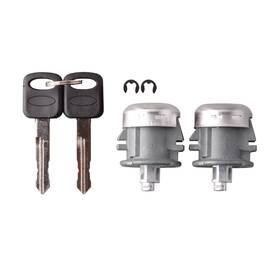 Yl-dl358 Unikpas Door Lock Cylinder&key Set Compatible For Ford F150 1997-2011 F250 1997-99 F3