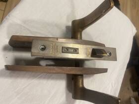 J2103s-pb-2.5 Union Deadlock Solid Brass Made In England Needs Oval Cylinder