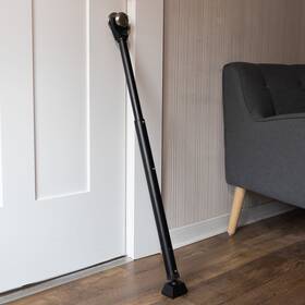 75-pt2013 Universal New 2-in-1 Door Security Bar And Sliding Patio Black 2 Pack