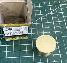 4142-03-1 Us Lock Dummy Mortise Cylinder Brass Blank Thread In Locksmith