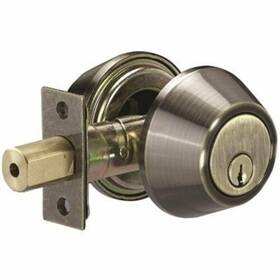 Usl1650d15a Us Lock 1650 Series Deadbolt Double Cylinder Sc1 Keyway Antique Brass