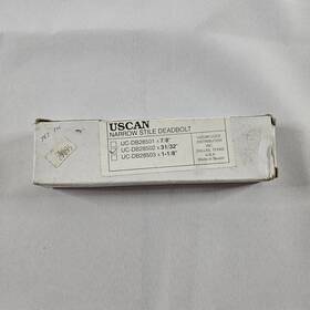 Uc-db28502 Uscan Door Deadbolt Lock Narrow Stile Aluminum 31/32 Inch New Read