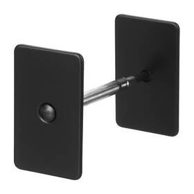 Uxcell 655692711880 Door Hole Cover Plate 2 Inches Zinc Alloy Cuboid Black