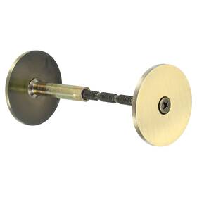 Uxcell 683867405951 Door Hole Cover Plate 1-9/16 Inch Deadbolt Bronze