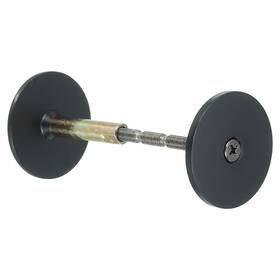 Uxcell 724117462390 Door Hole Cover Plate 1 9/16 Inch Deadbolt Matte Black