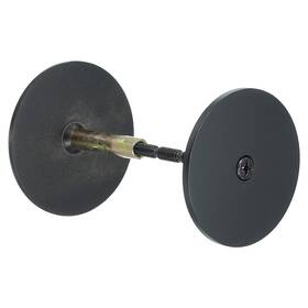 Uxcell 724117462413 Door Hole Cover Plate 2 3/16 Inch Deadbolt Matte Black