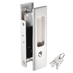 Uxcell 726215507386 Sliding Door Lock Invisible Recessed Handle Latch Privacy Pocket Hardware