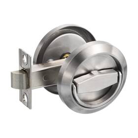 Uxcell 726215768572 Stainless Steel 304 Round Recessed Door Lock Hidden Cup Pulls Knob Silver