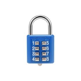 A19050800ux1249 Uxcell 8-digit Combination Padlock Push Button Lock For Locker Cabinet Blue