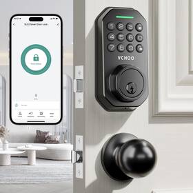 Vchoo 768556861741 Keyless Entry Door Lock With Handle App Control Locks For Front Do