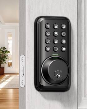 Veise 975331680228 Keyless Entry Door Lock Electronic Keypad Deadbolt Auto 1 Touch