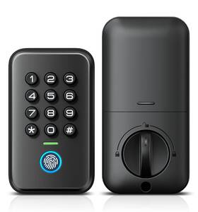 Veise 975331680709 Fingerprint Door Lock Keyless Entry With Biometric Deadbolt El