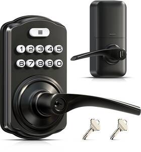 Veise 975331688194 Keypad Door Lock With Handle Keyless Entry For Front And Bedroom Electro