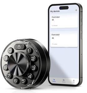 Veise 975331689412 Smart Deadbolt With App Control 6-in-1 Keyless Entry Door Lock 2 Keys