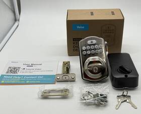 B0bc2sf59d Veise Fingerprint Door Lock Keyless Entry Satin Nickel