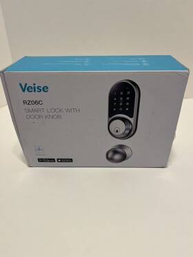 Rz06c Veise Smart Lock 2 Knob Handle Set Keyless For Front Door With App Control