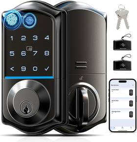 Ve017 Veise Fingerprint Smart Lock Backlit Touchscreen Keyless Entry Deadbolt