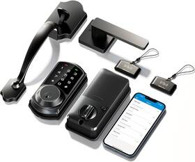 Veo6-h Veise Smart Front Door Lock Set Keyless Entry Deadbolt With Lever Handle Electron