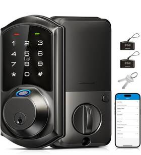 Veo7 Veise Smart Lock Fingerprint Door 7-in-1 Keyless Entry With App