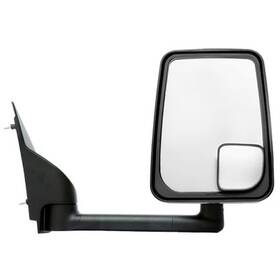 Velvac 714558 2020 Standard Door Mirror Black 96 Inch Body Width Head