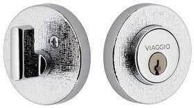 628388 Viaggio Clomlnclo Sc 234 Circolo Linen Solid Brass Round Rosette - Chrome