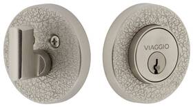 628411 Viaggio Clomltclo Sc 234 Circolo Leather Solid Brass Round - Nickel