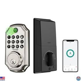 Ovg-us-kd30-silver Visit The Ghome Smart Store Fingerprint Deadbolt Lock 5-in-1 Keyless Entry App Control Easy Install