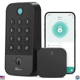 B0drnql45x Visit The Treatlife Store Smart Door Lock - Keyless Entry Wifi Bluetooth Fingerprint Keypad