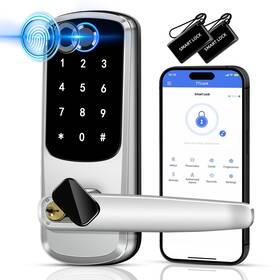 Volibel 733810071662 Smart Door Handle Lock Upgraded Keypad With Keyless Entry