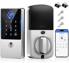 Volibel 733810073185 Smart Door Lock Deadbolt Keyless Entry With Fingerprint And Keypad A