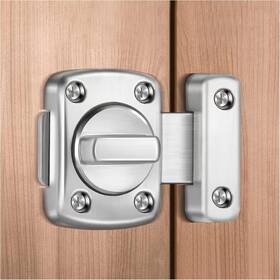 Hw08 Wanlian Night Latch Two-way Swivel Security Door Lock - Solid For Singl