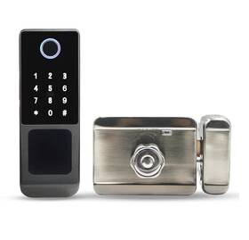 We Technology 850060105371 Smart Latch Double Gate Lock Electronic For Outdoor Fence Waterp