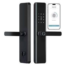 Sdl-001 We Technology Door Lock With Handle Touchscreen Keypad And Doorbell Keyless Entry Fingerp
