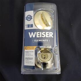 9gdc94710-001 Weiser 059184203196 Elements Single Cylinder Deadbolt Smartkey Key 58013